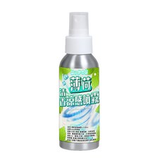 はっかのは 薄荷涼感噴霧 寵物適用 清涼降溫 植萃配方 125ML, 1個, 1入125ML