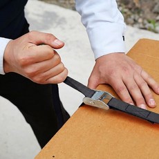 튼튼한 초강력 깔깔이바 캠버클 화물차 고정바 스트랩 (고급형), 2개, 6M 검정