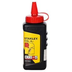 스탠리 STHT47404 적색 분말 분통 먹통 먹줄 분가루, 1개