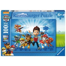德國Ravensburger 維寶拼圖 汪汪隊 100片 兒童益智拼圖玩具, 1個