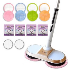 다온 NEW 파워풀 V360 무선 물걸레청소기+걸레 8장+청소포 88매+부착패드 2장