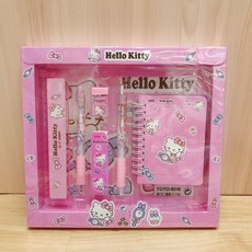 兒童文具套裝禮盒 卡通幼兒園畢業小學生禮品學習用品手提獎品批發, 1個, KT