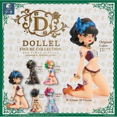 4종 세트) DOLLEL 돌렐 피규어 컬렉션 3탄 가챠 가샤폰 캡슐 굿즈 인형 토이