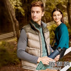 ATUNAS 歐都納 男 潑水羽絨背心