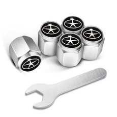 밸브캡 액세서리 장식 캡 금속 에어캡 마개 밸브 커버, JAC, 1개