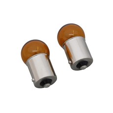 포시 페이스 POSH FAITH 바이크 용품 방향 지시등 밸브 세트 2개입 12V 10W 싱글구 G18형 전구 오렌지 090286-10, 1개