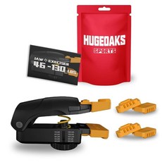 HUGEOAKS JE-PRO 남성 및 여성용 턱 운동기 저항 조절 가능 20.9-59kg(45-130파운드) 턱 얼굴 목 강력한 턱라인 트레이너 얼굴을 슬림하게 다듬고