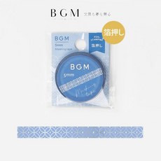 【莫莫日貨】BGM金箔燙金和紙膠帶-文様・円 日本進口手帳裝飾膠帶 細款, 1個