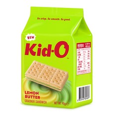 키도 크래커 버터향 앤 레몬향 샌드위치, 20개, 90g