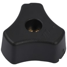 M8 手旋鈕 把手 旋鈕 螺母 貫穿孔, 1個, 黑