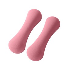 輕巧泡棉啞鈴組，舒適握感，粉嫩色系，瑜珈皮拉提斯適用，居家健身器材, 1套, 0.5kg