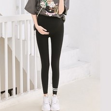앵클 더블라인 임산부 레깅스