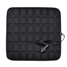 자동차 시트 히팅 커버 전기 히터 패드 내부용, 1개, 3. Black C 12V