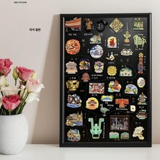 보드판 탁상용 칠판 인테리어 자석판 20x40cm, 블랙 표준 프레임