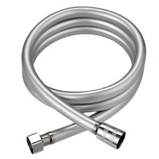浴室香氣 PVC 防水垢蓮蓬頭軟管, 2m, 銀色