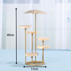 托盤點心架面包架實木多層蛋糕甜品臺展示架婚慶冷餐擺臺套裝婚禮, 雨傘架, 1個