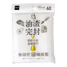 UD 台灣製造 C3325 流理臺油水濾網 有效阻擋油汙殘渣 保持清潔衛生, 60枚, 1個