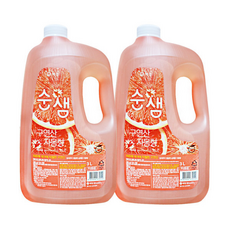 애경 순샘 구연산 자몽향 주방세제 설거지, 2개, 3L