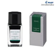 파이롯트 이로시주쿠 15ml 병잉크 (신형잉크 개별케이스), 1개, 심록 (shin-ryoku)