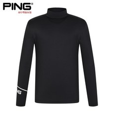 핑 PING 2025년 봄 남성 반목 긴팔 이너 티셔츠 111E1TI001_BK_HDD