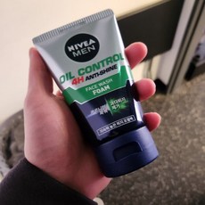 니베아 맨 오일 컨트롤 페이스 워시 클렌징폼 100ml 3개