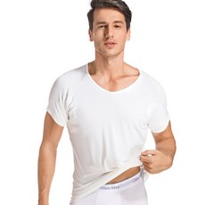 흡수 패드 남성용 냄새 코튼 방지 반팔 겨드랑이 겨드랑이 차단 패치, 화이트, 1개