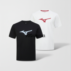 미즈노 POLY BIG LOGO SHORT SLEEVE 기능성 반팔 티셔츠