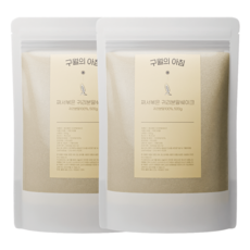 구월의아침 쪄서볶은 귀리분말쉐이크 귀리미숫가루 선식, 500g, 2개