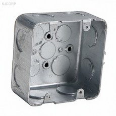 PVC 2개용 노출 박스 콘센트용 54mm 120x120 DIY 승압용, 상세페이지 기재