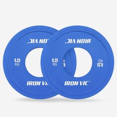 아이언빅 전완근 추감기 리스트롤러 팔뚝 운동기구, 저중량원판 0.25KG (블루 2개입)