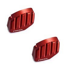 킹콩 포르자 사이드 스탠드 클립 18 26년 삼각대 커버 호환용, 2개, 레드