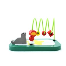 유아용 3세이상 물개 공레일 액션 블럭장난감 선물용장난감 함께해요블럭 교구블럭 놀이, 1개