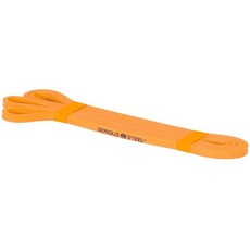 Serious Steel Fitness 94cm(37인치) 오렌지 저항 트레이닝 밴드 (휴대용 운동 밴드 시스템 트레이닝 밴드 - 지속적인 장력 느슨함 없음) - #0 오렌지, #0 오렌지 (0.9-6.8kg(2-15파운드), 1개