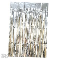 살림탐구 파티 커튼 실버 골드 색상임의 반짝이