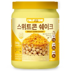 아임푸디 맛있는 스위트콘 단백질 쉐이크 고단백 저당 프로틴 단백질보충제, 1개, 540g