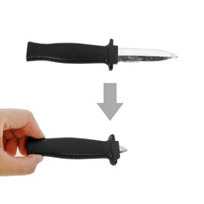 파티짱 모형 칼 총 무기 할로윈 데이 파티 소품, 사라지는 칼, 1개