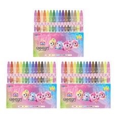 종이나라 / 프린세스 캐치티니핑 나라 색연필 16컬러/ 캐릭터색연필 샤프식색연필 티니핑색연필 색연필세트 초등색연필 여아색연필 유아색연필, 3개, 16색