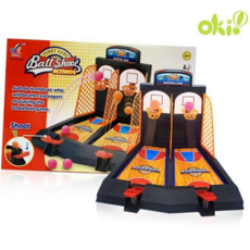 더블 농구 게임 2인용 미니 손가락 보드 농구 게임 탁상용 스포츠 오락실 휴대용 소형