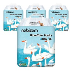 나비잠 울트라씬 듀얼핏 팬티형 기저귀, 키즈형(Kid), 80매