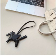 검은색 양가죽 태슬 키홀더 가방참 백참가죽 백참 오렌지 1 드림퍼플 말, 1개, C. 모두 검은색