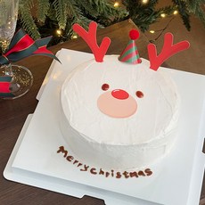 디유 수제 크리스마스 레터링 케이크 시트 만들기 키트 선물 diy 세트, 02.키트_클레식 루돌프