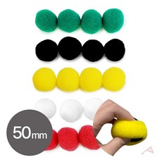 빅코난 뿅뿅이 50mm 초등미술재료 스폰지폼 미술도구, 초록