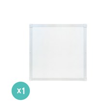 라인조명 사무실등 국산 LED 커브 슬림 직하 엣지등 평판등 거실 방 주방 (주광) 6500k, C 50W 640X640 1개(큰방)