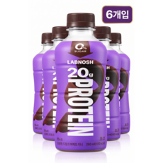 [6개입] 랩노쉬 프로틴 드링크 퍼펙트 미니 초코, 6개, 260ml