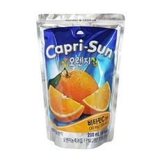 농심 카프리썬 오렌지, 200ml, 10개