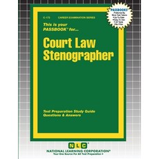 (영문도서)Court Law Stenographer Paperback, National Learning Corp, English, 9781799301738