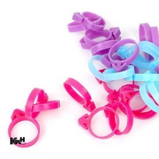 짤 주머니 타이 10p 고무밴드