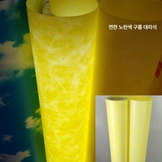 형광등 가리개 1m 0.3mm 반투명 우유화이트 재료, 1개, 라이트옐로우 마블 1.2m 0.3mm 1m