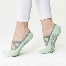 도모아 발레핏 기구 미끄럼 무용 발 논슬립 양말 홈트 장비 삭스 덧신 용품 필라테스 도구 요가, 1개, 그린