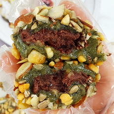 잇츠떡 씨앗 오메기떡 아침식사대용 냉동 찰떡, 5개, 96g